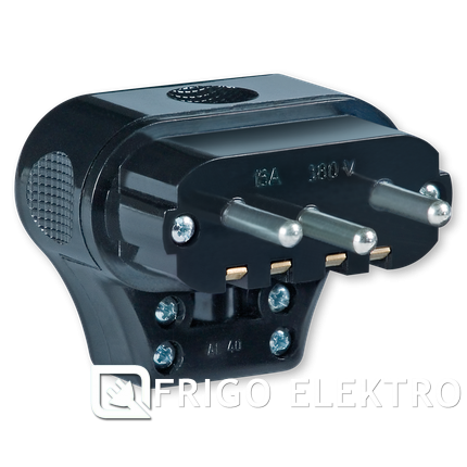 UTIKAČ TROFAZNI CRNI L ALING FRIGO ELEKTRO ŠABAC 012.04080